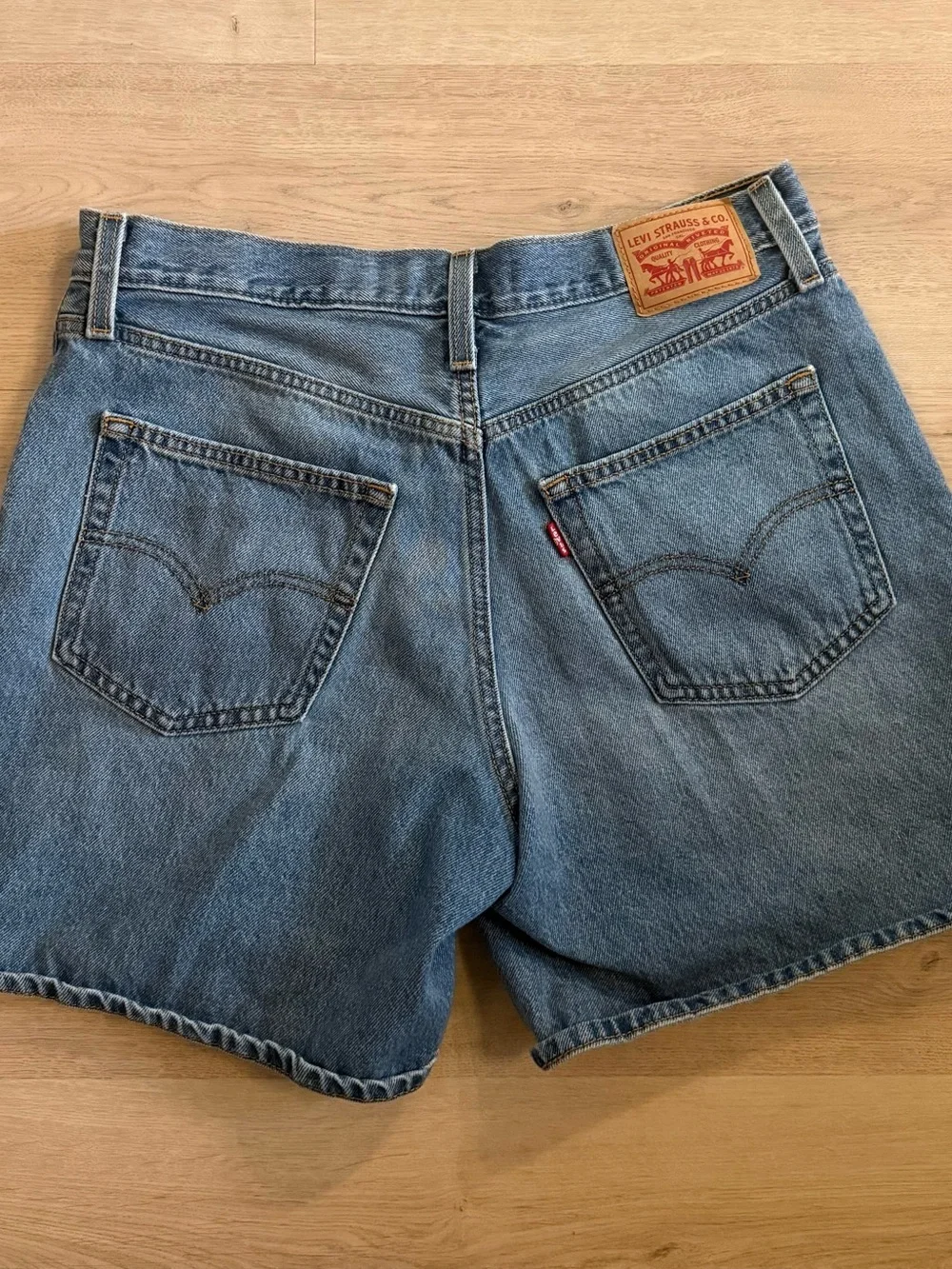 Levi's Vintage Light Blue High-Rise Denim Shorts